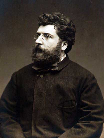 Portrait de Georges Bizet par Etienne Carjat en 1885
