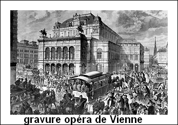 Gravure opéra de Vienne